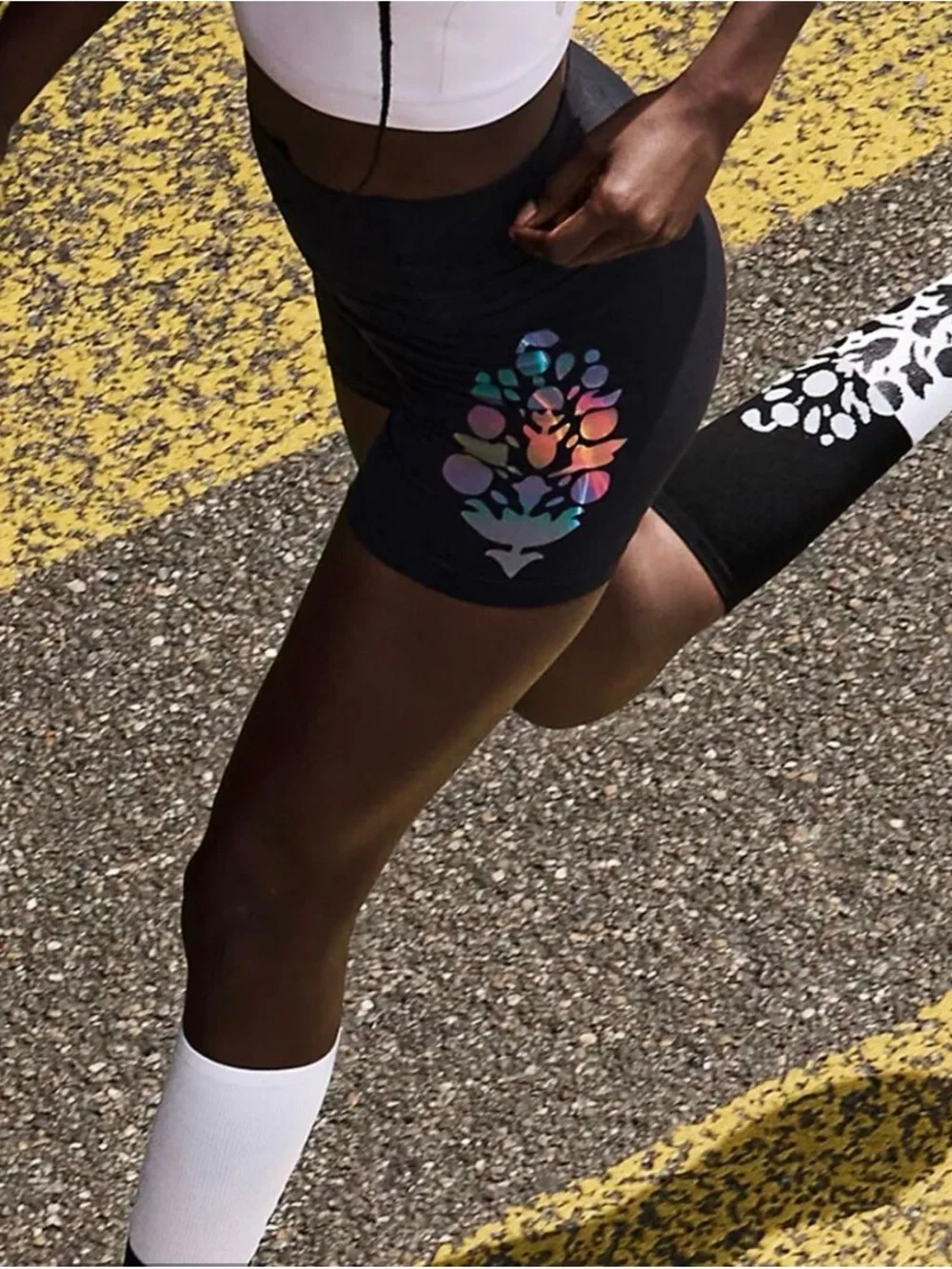 FP Movement by Free People Black High-Waist Never Better Buti Bike Shorts - Picture 4 of 15